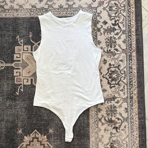 Nuuds Women's Classic White Bodysuit